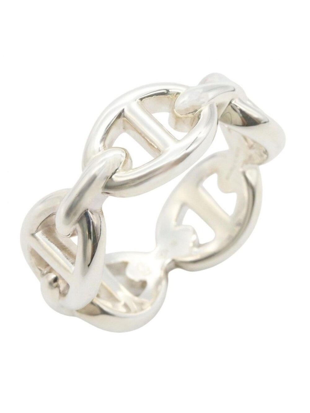 Hermes Ring Enchainee PM 925 Sterling Silver